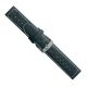 Lederarmband, schwarz, 22 mm