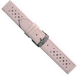 Lederarmband, Pink, 20 mm