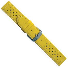 Lederarmband, Gelb, 16 mm