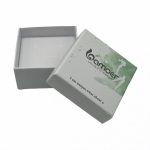 Weiße Premium-Kartonschachtel für Ring und Ohrringe