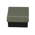 Goldbraune Schmuckschachtel aus Karton für Ringe und Ohrringe