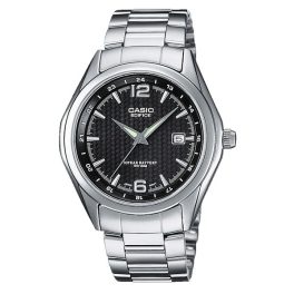Casio Edifice EF-121D-1AVEG Herrenuhr, Silbergrau/Schwarz