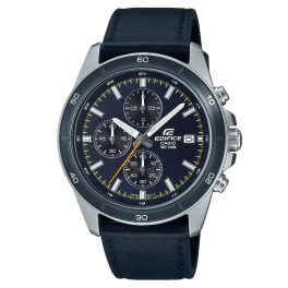   Casio Edifice EFR-526L-2CVUEF Herrenuhr, Silbergrau/Nachtblau/Schwarz