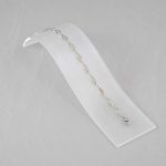 Silberarmband, mit Augenmotiven, 22 cm