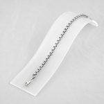 Silberarmband für Herren, 23,5 cm