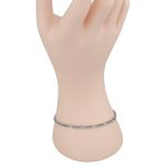 Silberarmband, Figaro, Unisex, 20,5 cm