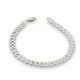 Ezüst karkötő, háromsoros, 20 cm