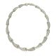 925 sterling ezüst karkötő, ocean wave, 19,5 cm
