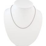 Silberkette, Schlange, 50 cm