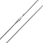 Silberne Halskette, 50 cm, Unisex