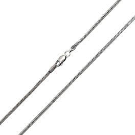 Silberne Halskette, 50 cm, Unisex