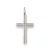 Ezüst medál, vésett kereszt