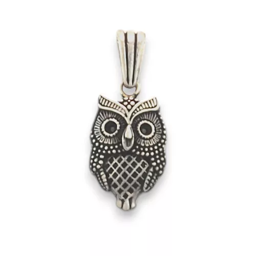 Ezüst medál, bagoly