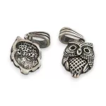 Ezüst medál, bagoly