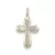 Ezüst medál, kerekített kereszt