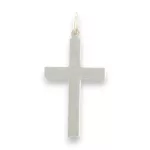 Ezüst medál, nagyméretű kereszt