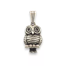 Ezüst medál, bagoly