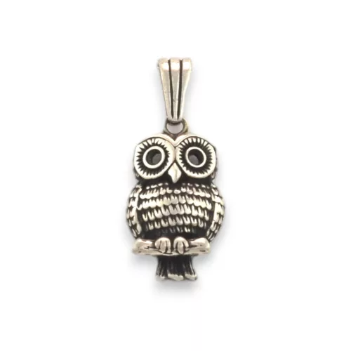 Ezüst medál, bagoly