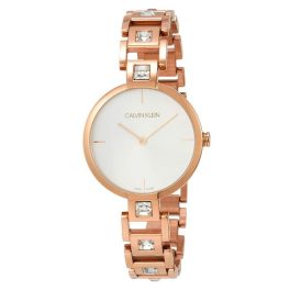 Calvin Klein K9G23VZ6 Damenuhr, Roségold/Silbergrau