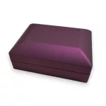Beleuchtete Premium-Schmuckschatulle für Halsketten, lila