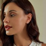 Ezüst női fülbevaló vintage stílusban