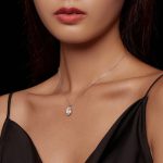 Ezüst női nyaklánc lóheremedállal