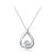 Ezüst nyaklánc cseppmedállal