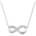 Ezüst nyaklánc a végtelen jelével