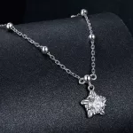 Ezüst nyaklánc csillagmedállal