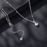 Ezüst nyaklánc fehér gyönggyel