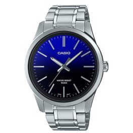 Casio Collection MTP-E180D-2AVEF Herrenuhr, Silber/Blau