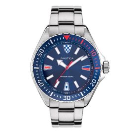 Nautica Herrenuhr, silbergrau NAPCPS904