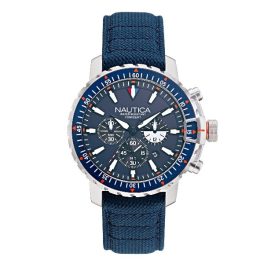 Nautica Icebreaker Herrenuhr Grau/Blau NAPICS006