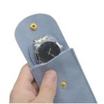 Prémium óratartó tok, szürkésbarna