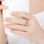 Silberring mit Herzmuster, 6