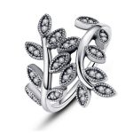 Silberring mit Blattmuster, 7