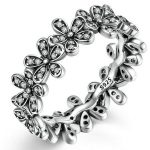 Floraler Silberring, 6