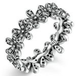 Floraler Silberring, 7