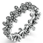 Floraler Silberring, 8