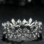 Floraler Silberring, 8