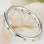 Steinring, Silber, 8