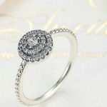 Runder Blumen-Silberring, 7