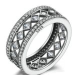 Silberring mit Rautensteinen, 6