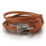  Armband aus Sattelleder, Braun