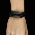  Sattellederarmband, Schwarz