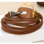  Armband aus Sattelleder, Braun
