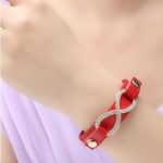  Kristalllederarmband