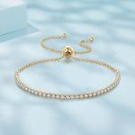 Ezüst karkötő aranybevonattal