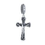 Ezüst charm (925), feszület