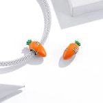 Ezüst charm (925), sárgarépa